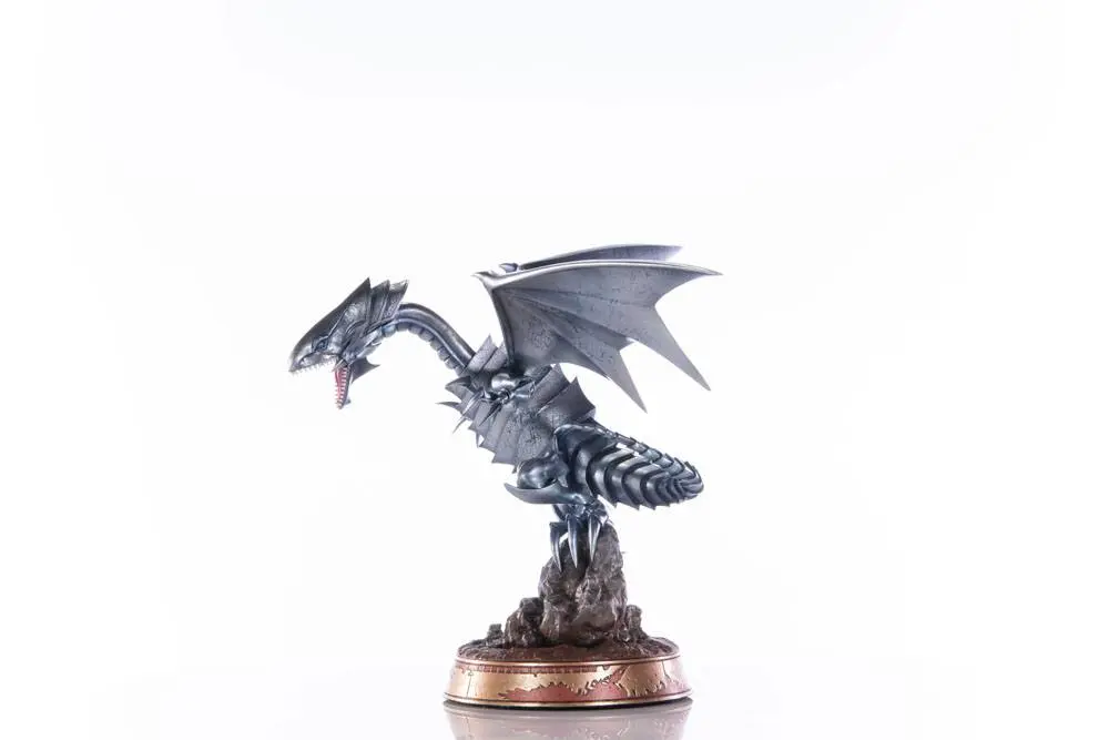 Yu-Gi-Oh! PVC Statue Blue-Eyes White Dragon Silver Edition 35 cm product photo