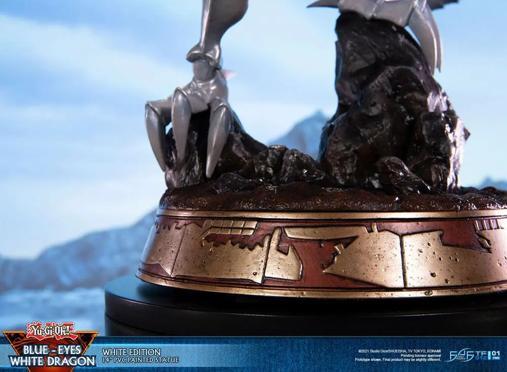 Yu-Gi-Oh! PVC Statue Blue-Eyes White Dragon White Edition 35 cm product photo