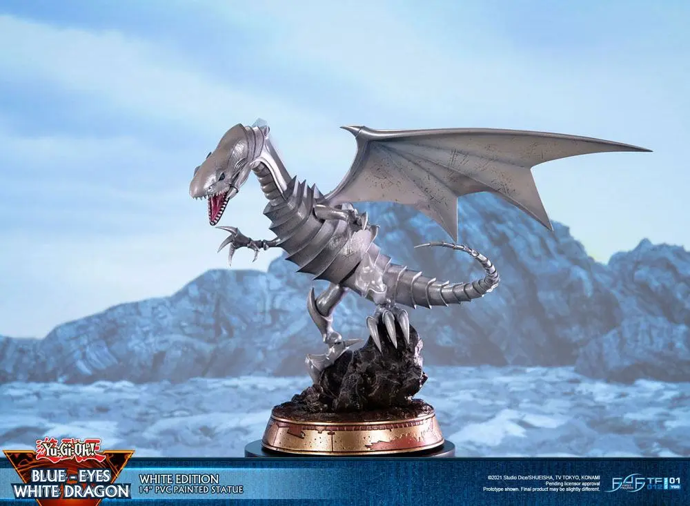 Yu-Gi-Oh! PVC Statue Blue-Eyes White Dragon White Edition 35 cm product photo
