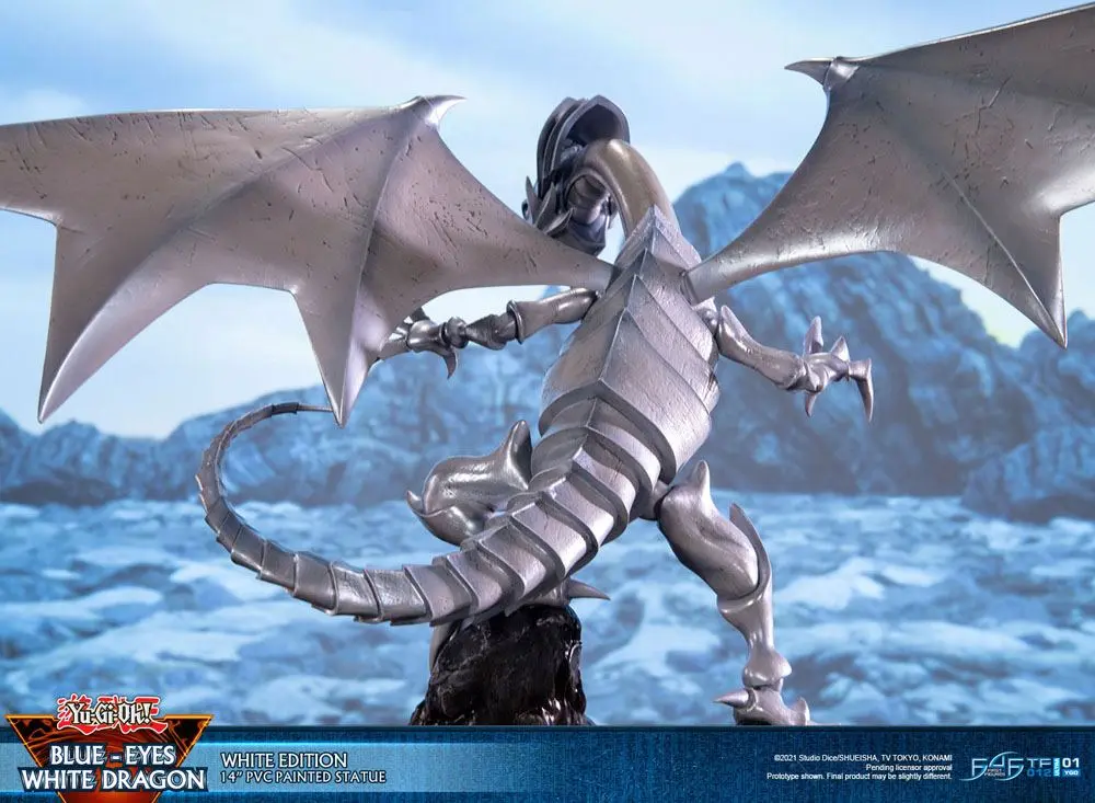 Yu-Gi-Oh! PVC Statue Blue-Eyes White Dragon White Edition 35 cm product photo