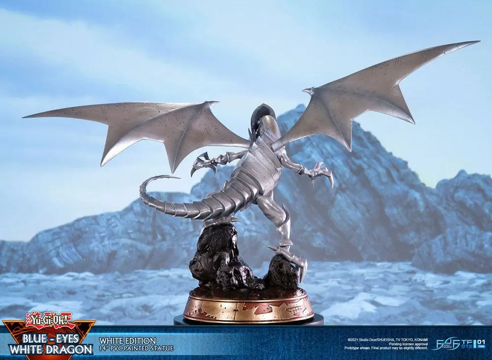 Yu-Gi-Oh! PVC Statue Blue-Eyes White Dragon White Edition 35 cm product photo