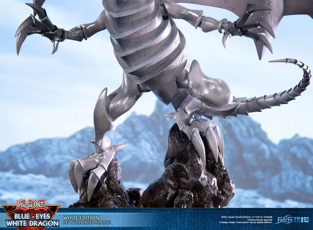 Yu-Gi-Oh! PVC Statue Blue-Eyes White Dragon White Edition 35 cm product photo
