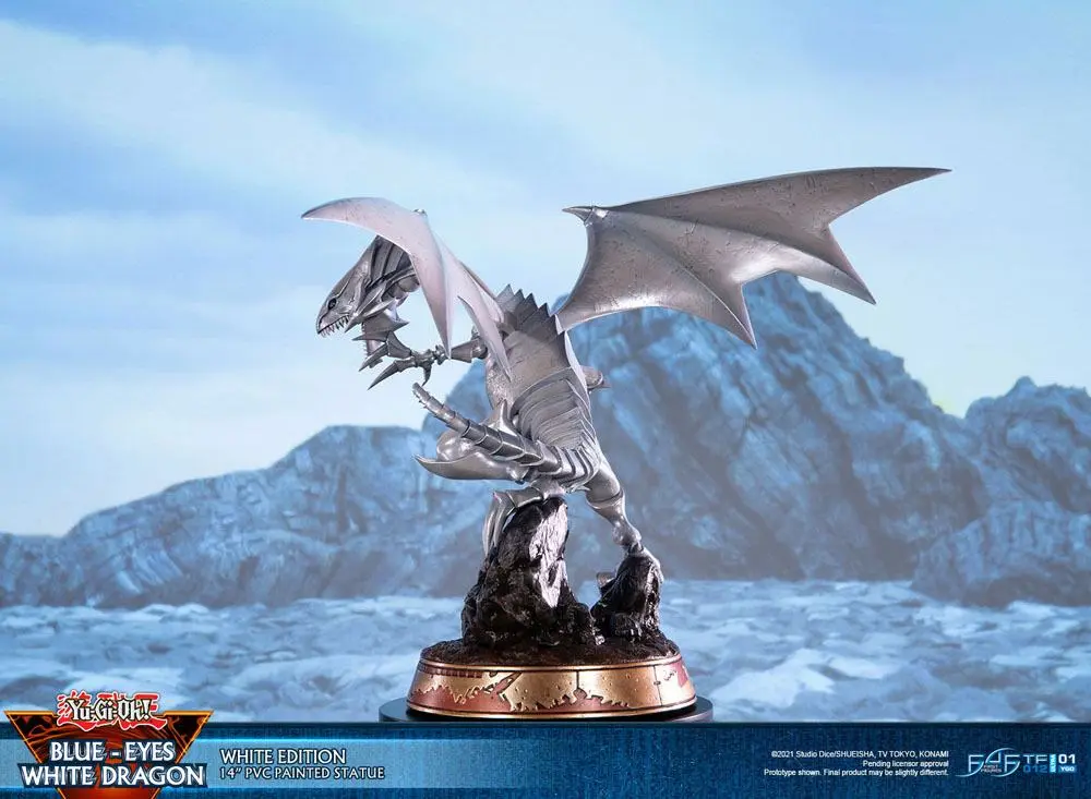 Yu-Gi-Oh! PVC Statue Blue-Eyes White Dragon White Edition 35 cm product photo