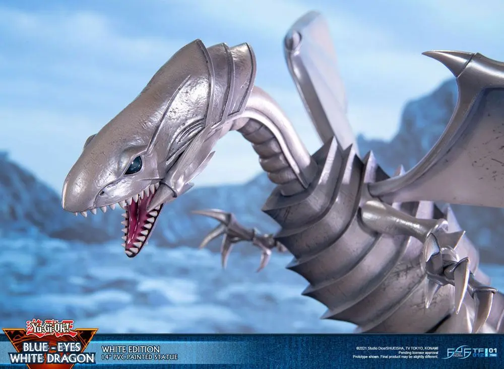 Yu-Gi-Oh! PVC Statue Blue-Eyes White Dragon White Edition 35 cm product photo