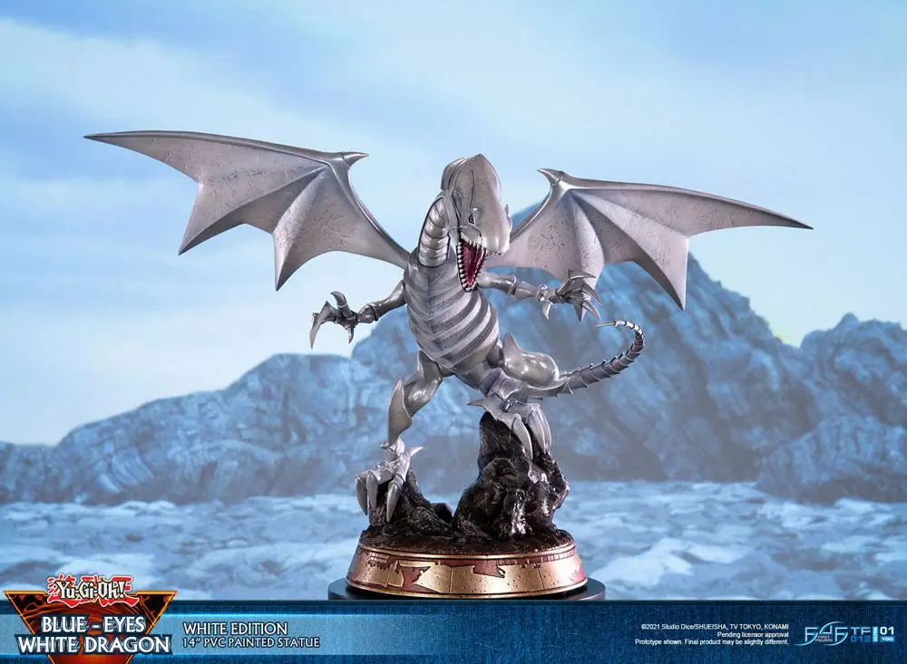 Yu-Gi-Oh! PVC Statue Blue-Eyes White Dragon White Edition 35 cm product photo