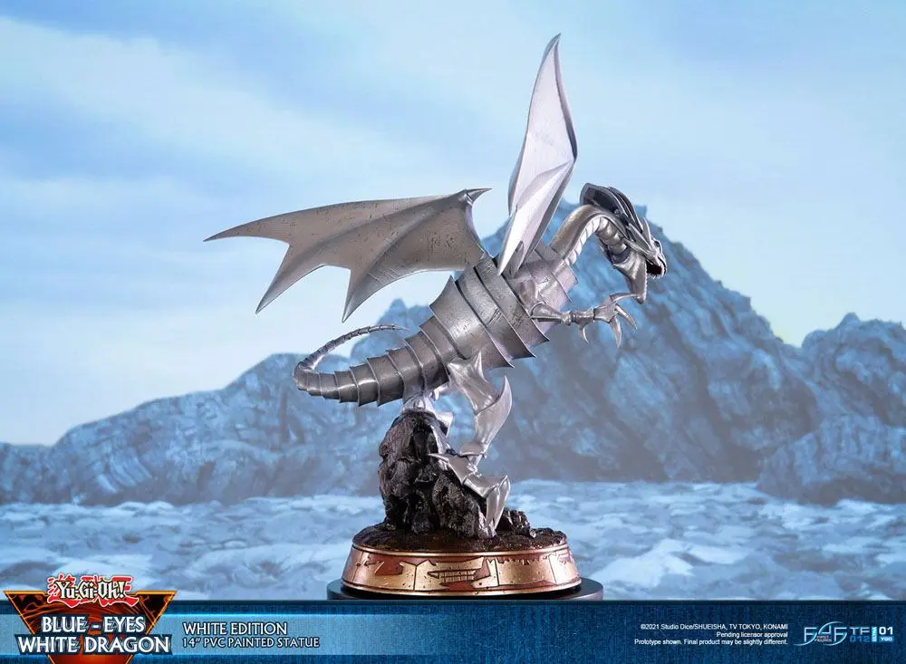 Yu-Gi-Oh! PVC Statue Blue-Eyes White Dragon White Edition 35 cm product photo