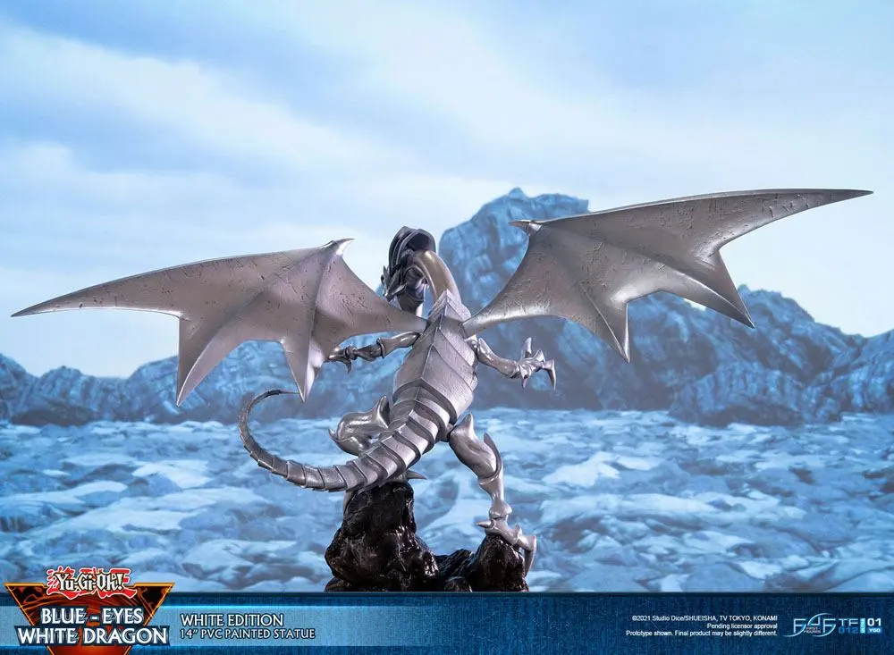 Yu-Gi-Oh! PVC Statue Blue-Eyes White Dragon White Edition 35 cm product photo