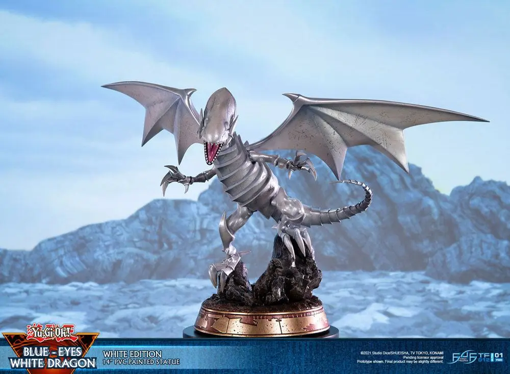 Yu-Gi-Oh! PVC Statue Blue-Eyes White Dragon White Edition 35 cm product photo