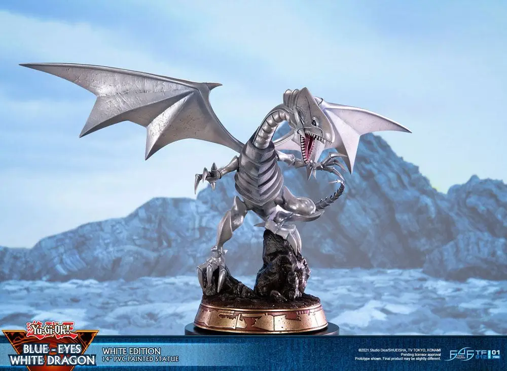 Yu-Gi-Oh! PVC Statue Blue-Eyes White Dragon White Edition 35 cm product photo