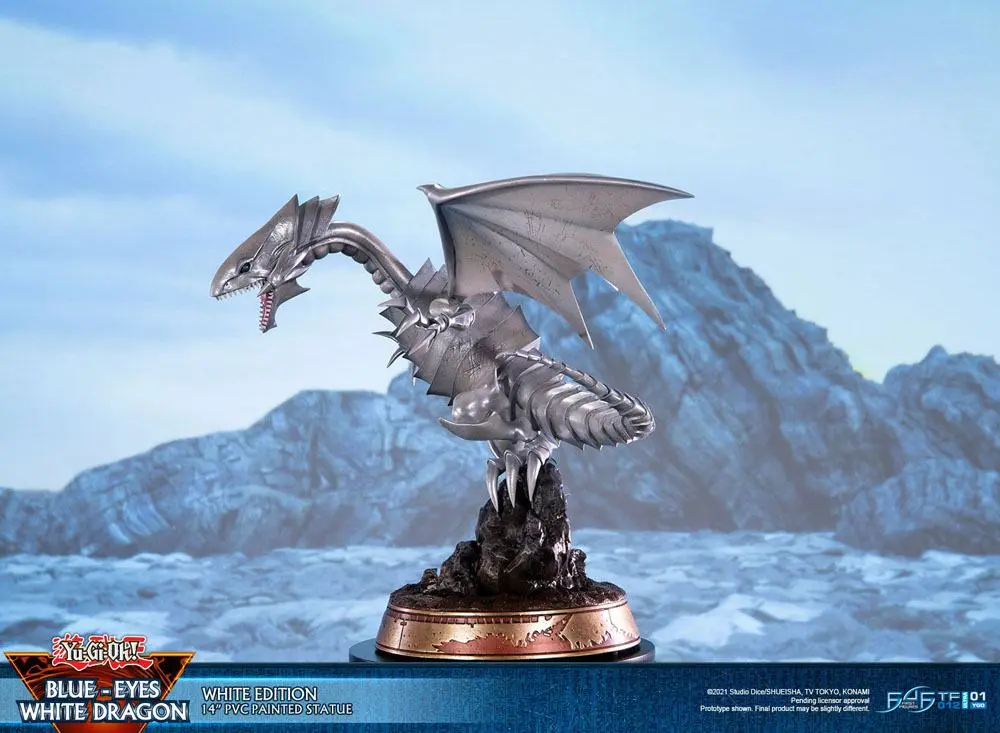 Yu-Gi-Oh! PVC Statue Blue-Eyes White Dragon White Edition 35 cm product photo