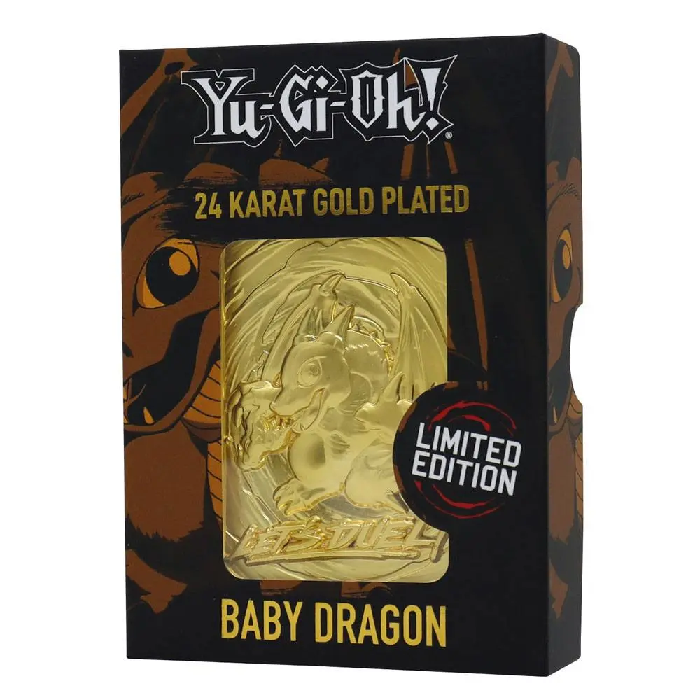 Yu-Gi-Oh! Replica Card Baby Dragon (gold plated) product photo