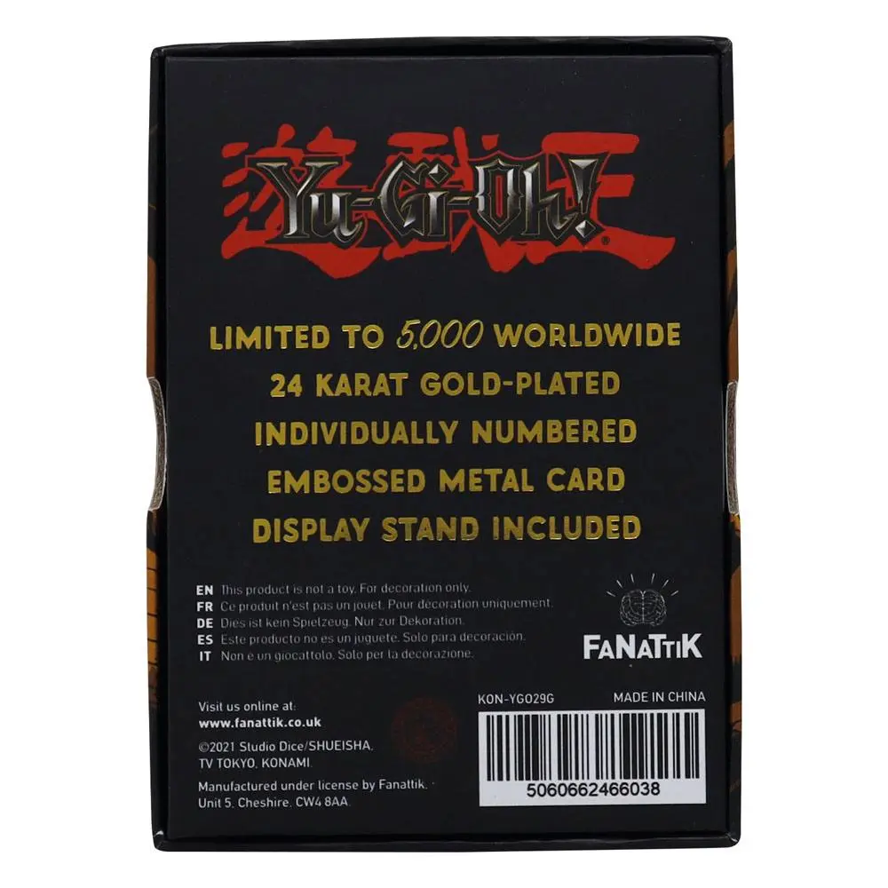 Yu-Gi-Oh! Replica Card Baby Dragon (gold plated) product photo