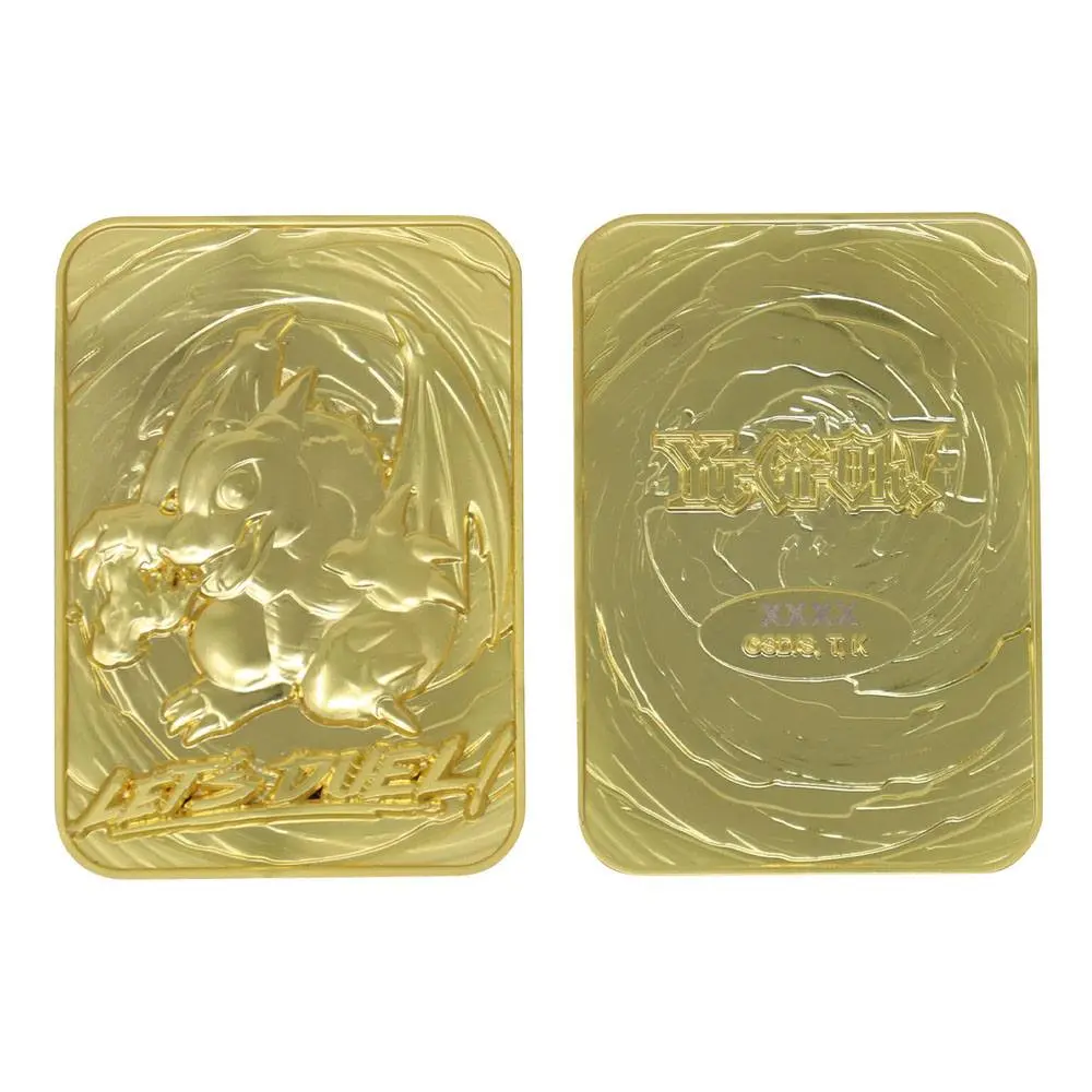 Yu-Gi-Oh! Replica Card Baby Dragon (gold plated) product photo