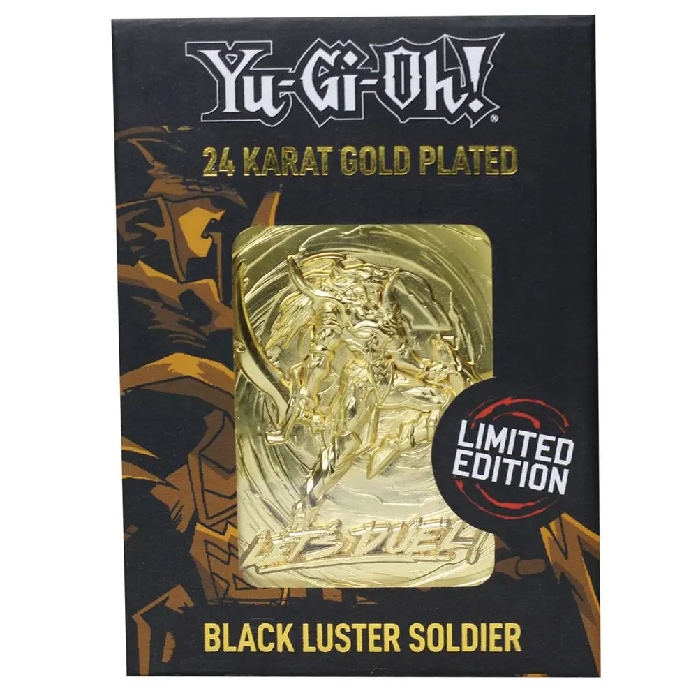 Yu-Gi-Oh! Replica Card Black Luster Soldier (gold plated) product photo