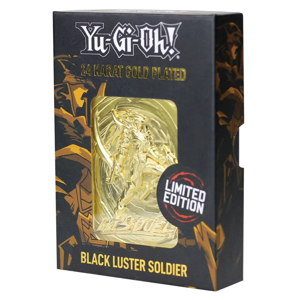 Yu-Gi-Oh! Replica Card Black Luster Soldier (gold plated) product photo