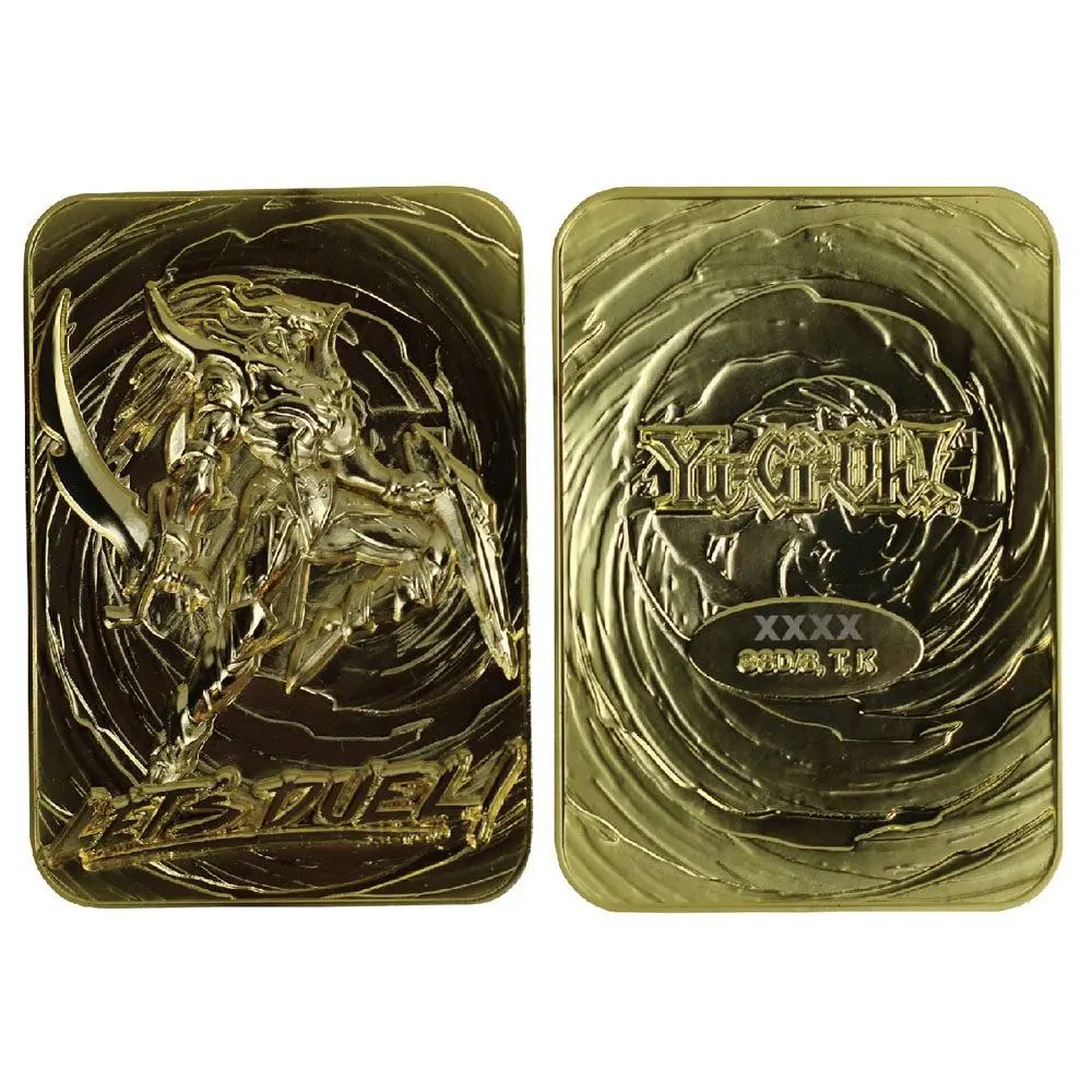 Yu-Gi-Oh! Replica Card Black Luster Soldier (gold plated) product photo