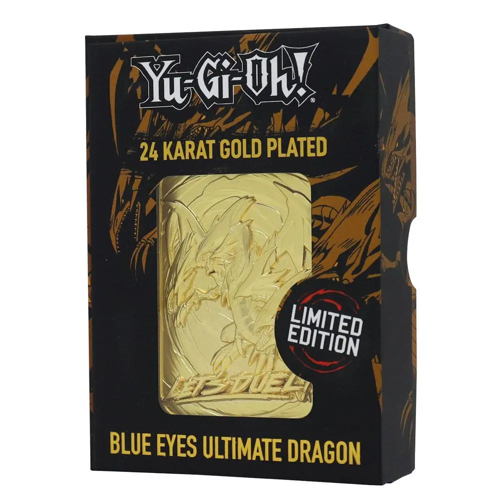 Yu-Gi-Oh! Replica Card Blue Eyes Ultimate Dragon (gold plated) product photo