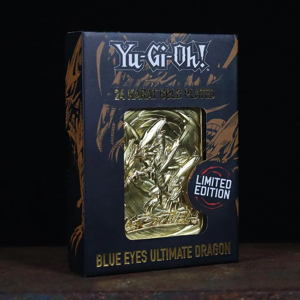 Yu-Gi-Oh! Replica Card Blue Eyes Ultimate Dragon (gold plated) product photo