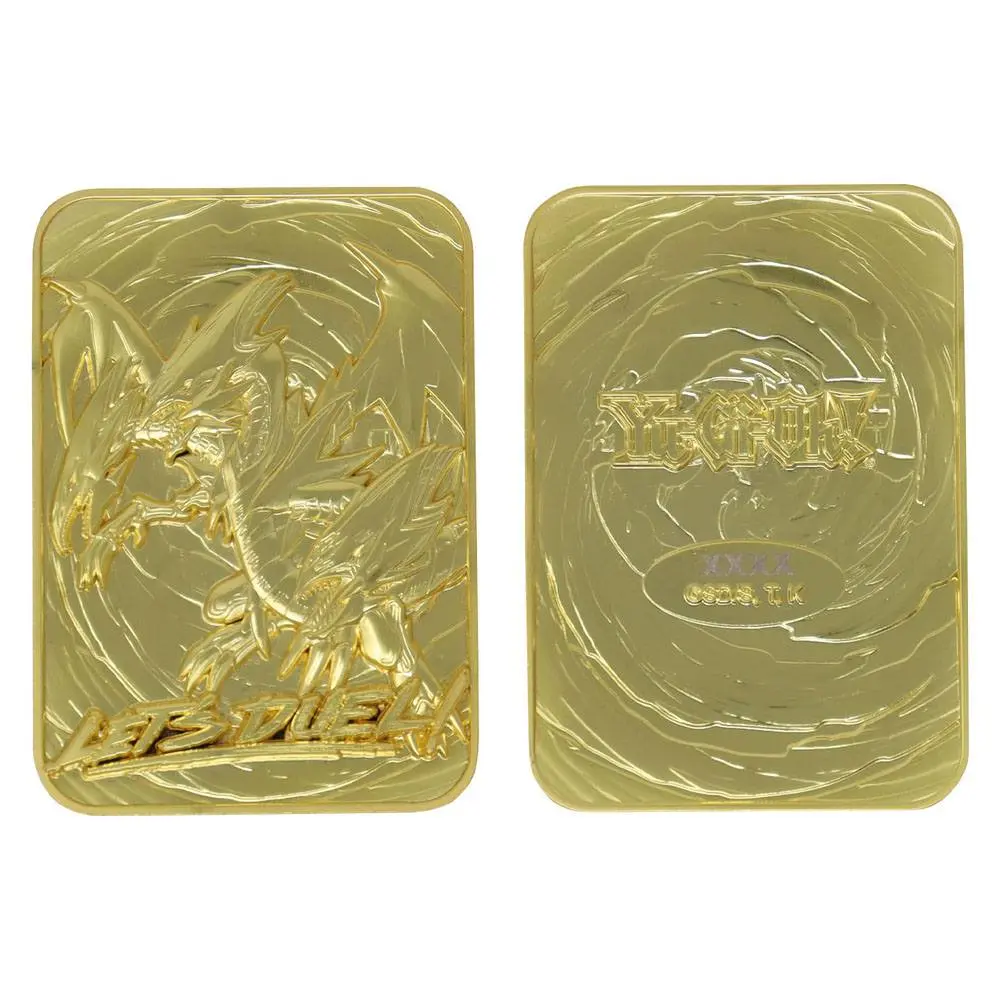 Yu-Gi-Oh! Replica Card Blue Eyes Ultimate Dragon (gold plated) product photo