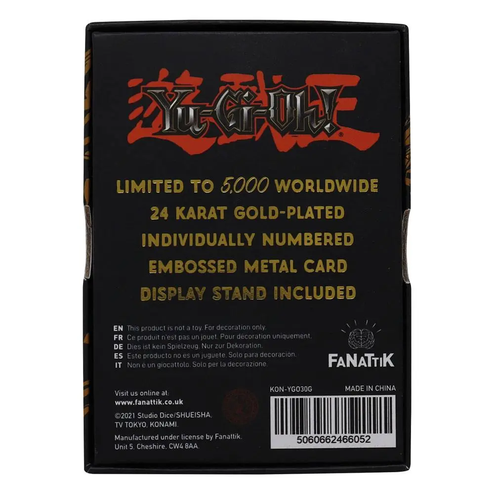 Yu-Gi-Oh! Replica Card Blue Eyes Ultimate Dragon (gold plated) product photo