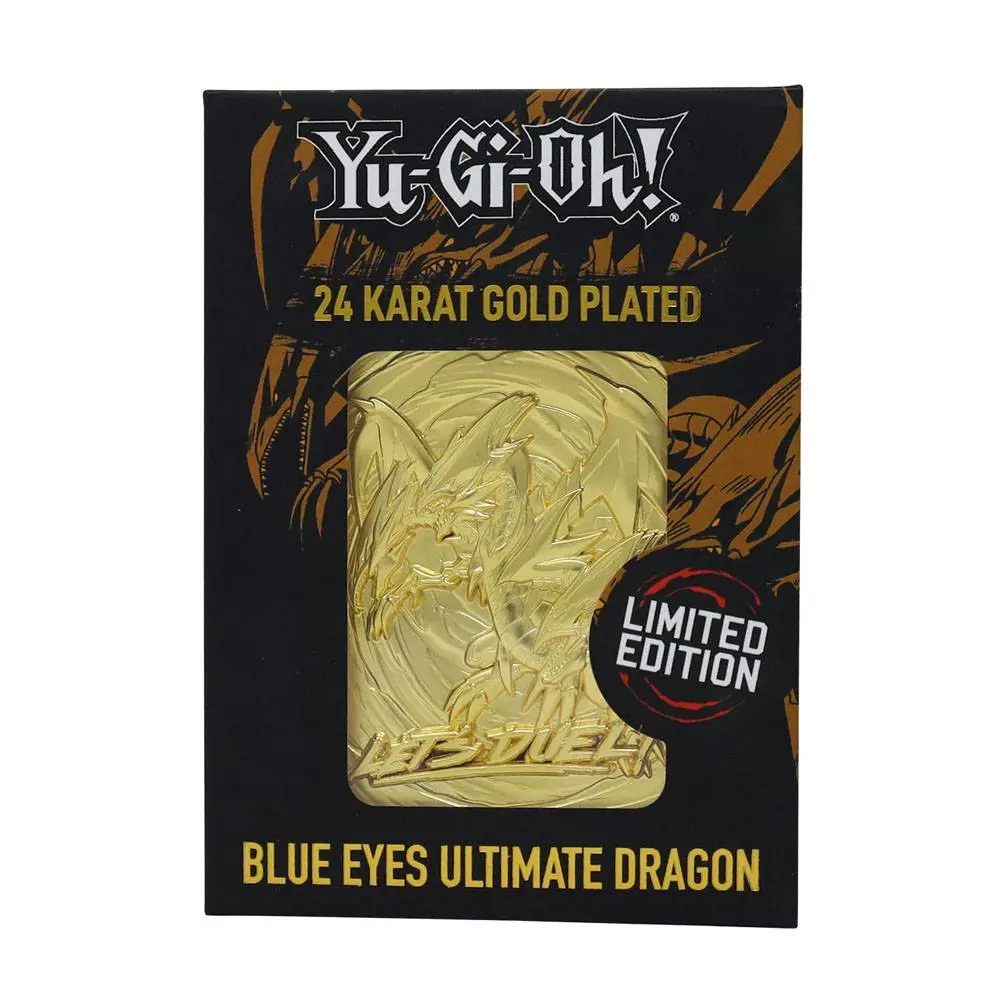 Yu-Gi-Oh! Replica Card Blue Eyes Ultimate Dragon (gold plated) product photo