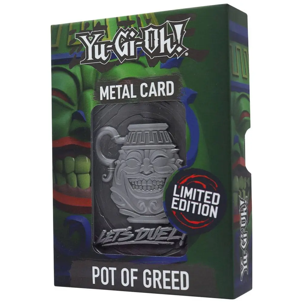 Yu-Gi-Oh! Replica Card Pot of Greed Limited Edition product photo