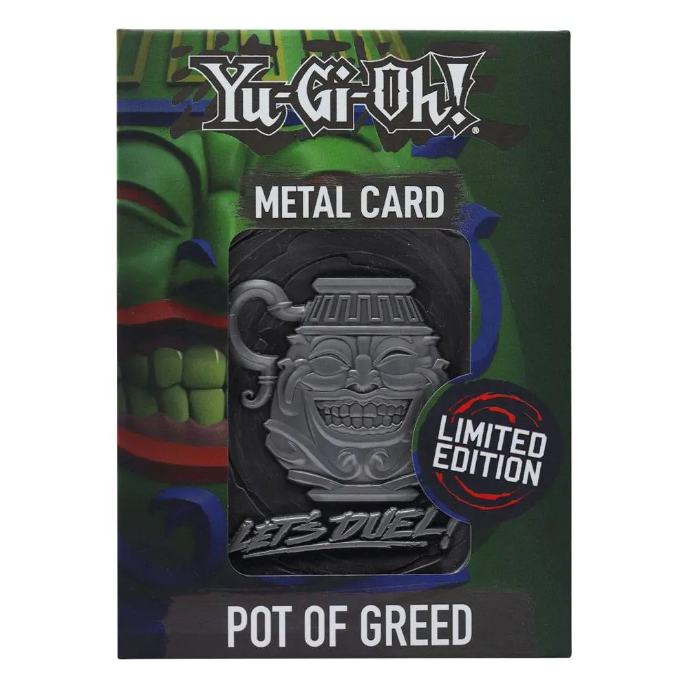 Yu-Gi-Oh! Replica Card Pot of Greed Limited Edition product photo