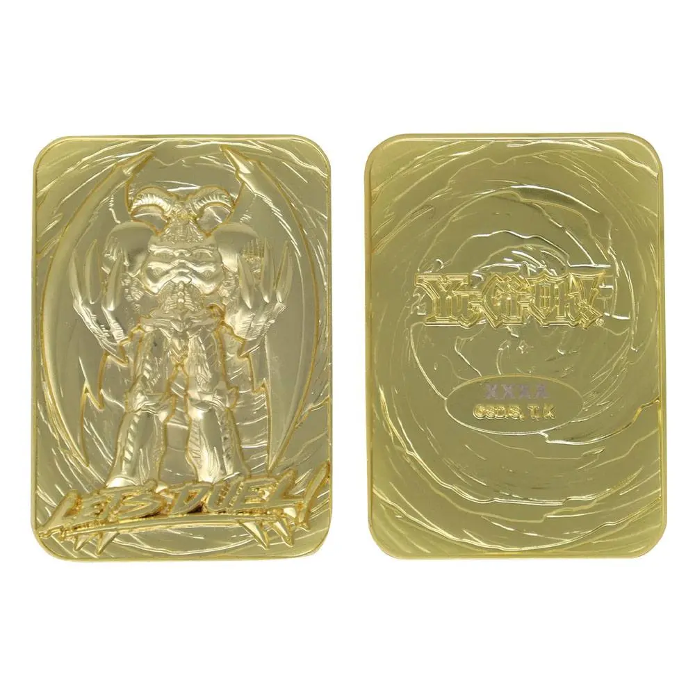 Yu-Gi-Oh! Replica Card Summoned Skull (gold plated) product photo