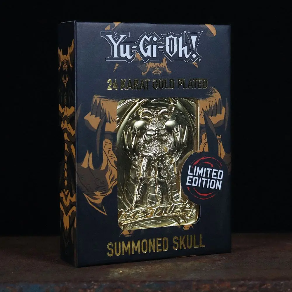 Yu-Gi-Oh! Replica Card Summoned Skull (gold plated) product photo