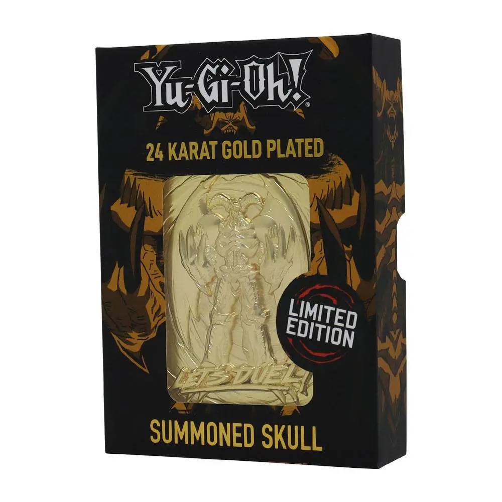 Yu-Gi-Oh! Replica Card Summoned Skull (gold plated) product photo