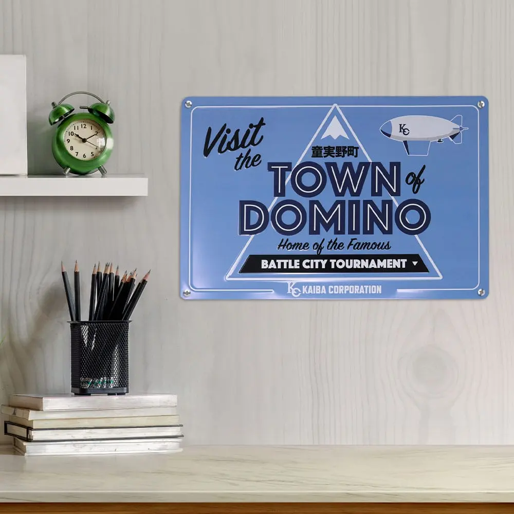 Yu-Gi-Oh! Tin Sign Domino Town product photo