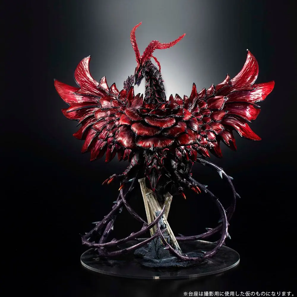 Yu-Gi-Oh! Duel 5D's Monsters Art Works Monsters PVC Statue Black Rose Dragon 28 cm product photo