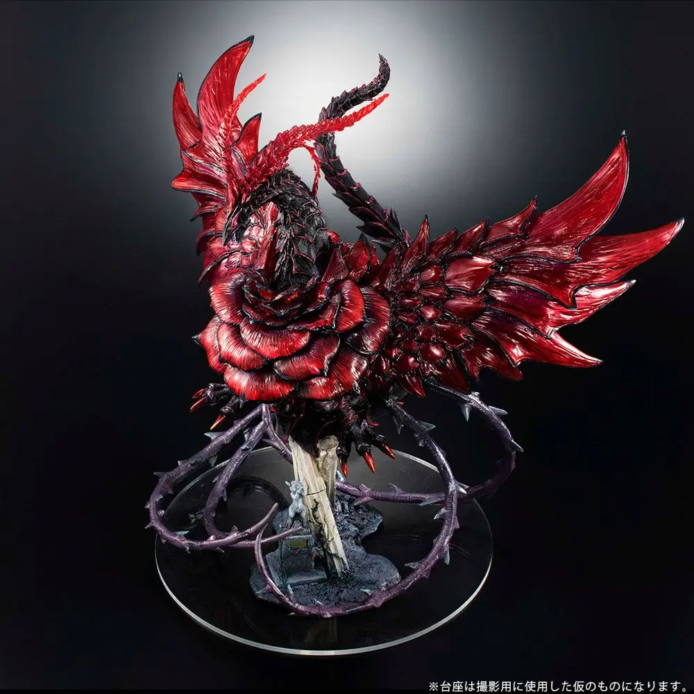 Yu-Gi-Oh! Duel 5D's Monsters Art Works Monsters PVC Statue Black Rose Dragon 28 cm product photo