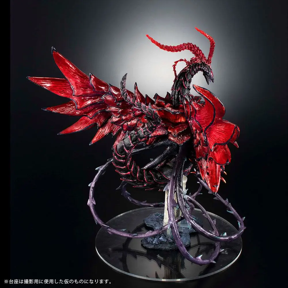 Yu-Gi-Oh! Duel 5D's Monsters Art Works Monsters PVC Statue Black Rose Dragon 28 cm product photo