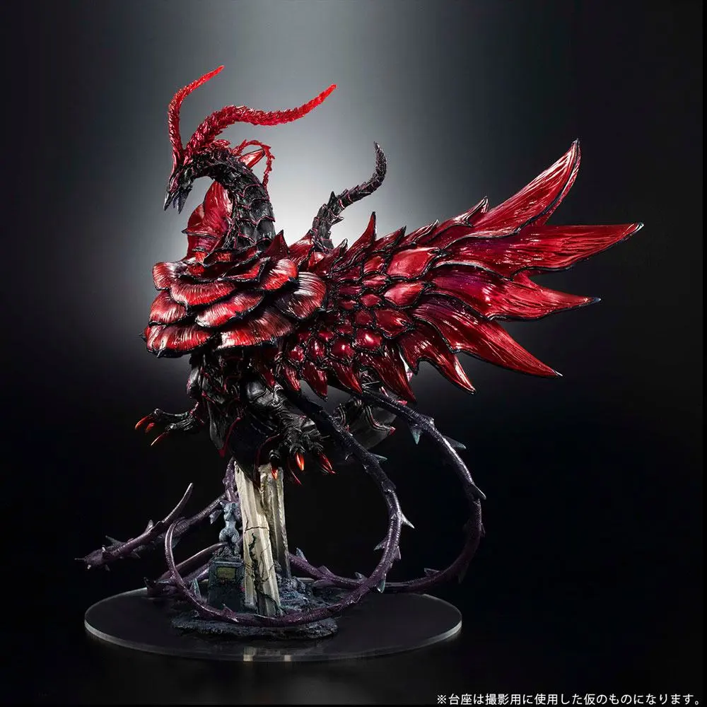 Yu-Gi-Oh! Duel 5D's Monsters Art Works Monsters PVC Statue Black Rose Dragon 28 cm product photo