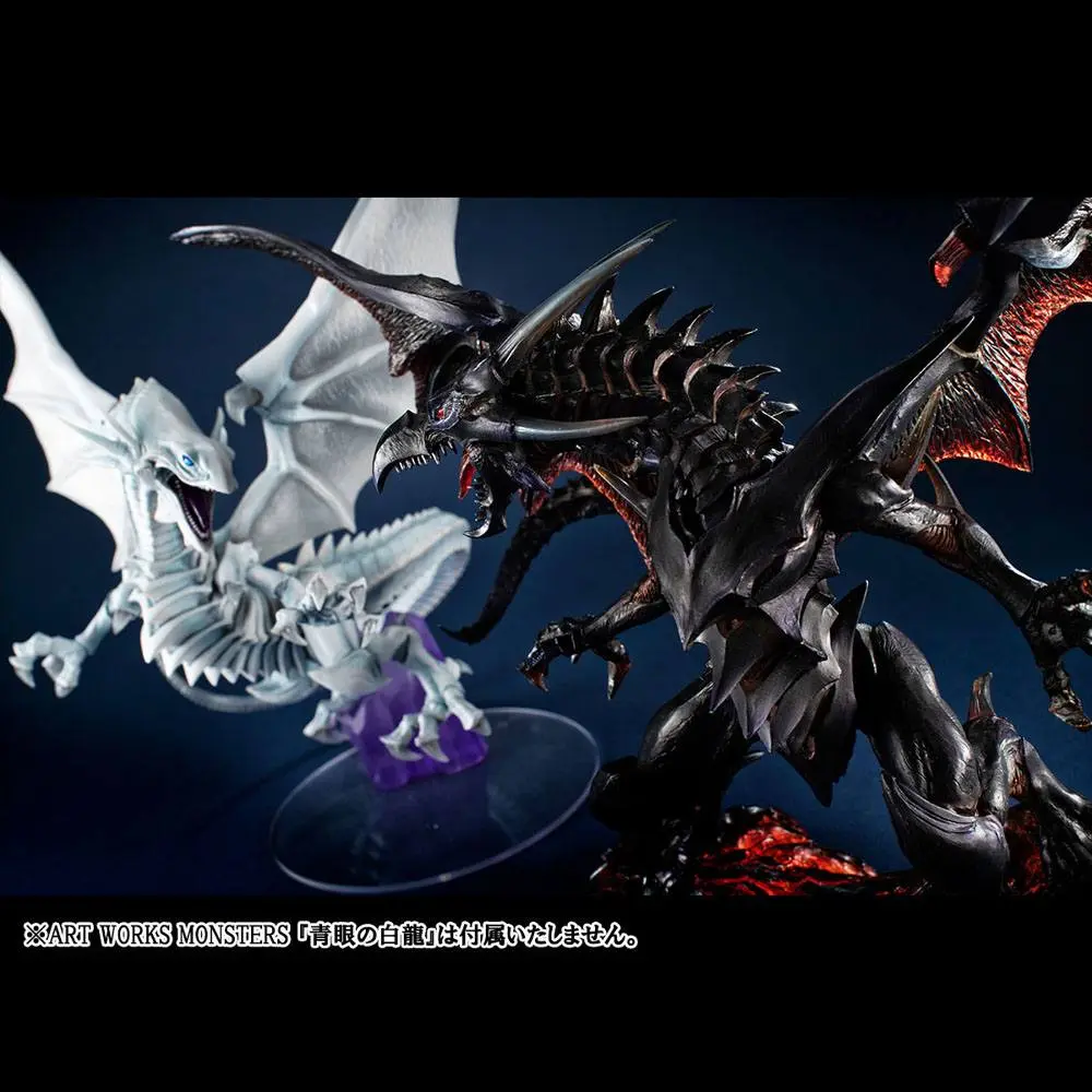 Yu-Gi-Oh! Duel Monsters Art Works Monsters PVC Statue Red-eyes Black Dragon 32 cm product photo