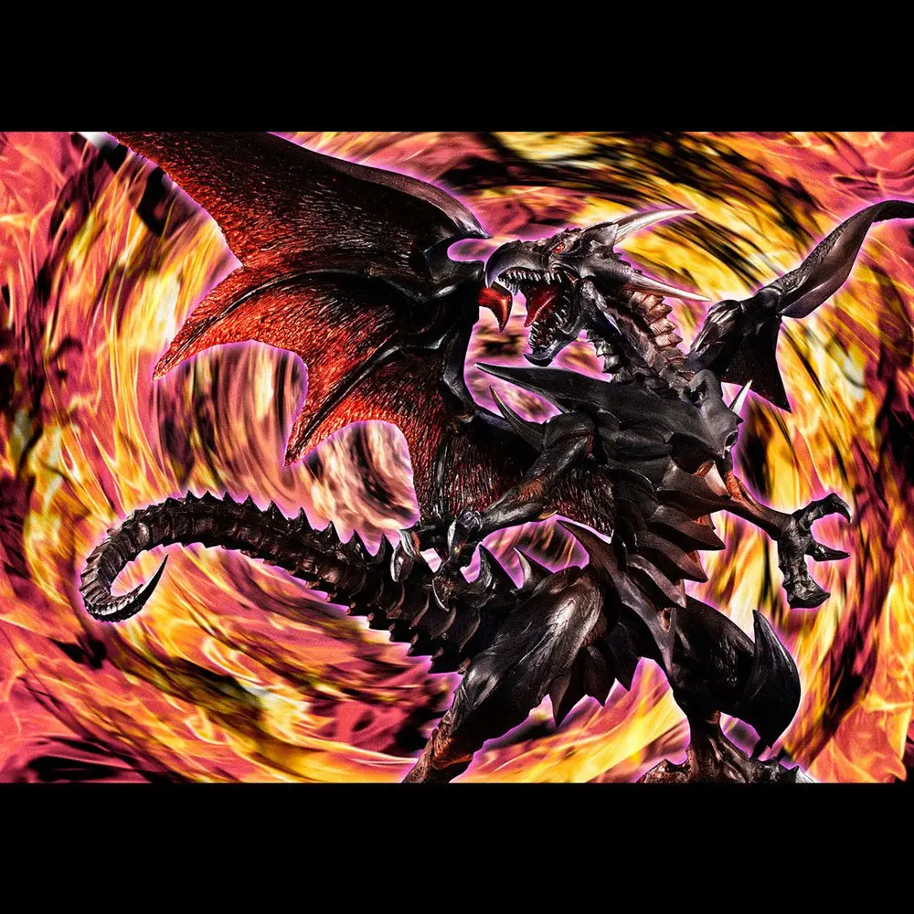 Yu-Gi-Oh! Duel Monsters Art Works Monsters PVC Statue Red-eyes Black Dragon 32 cm product photo