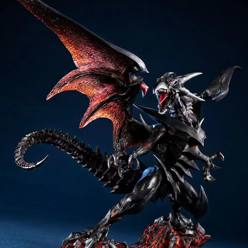 Yu-Gi-Oh! Duel Monsters Art Works Monsters PVC Statue Red-eyes Black Dragon 32 cm product photo