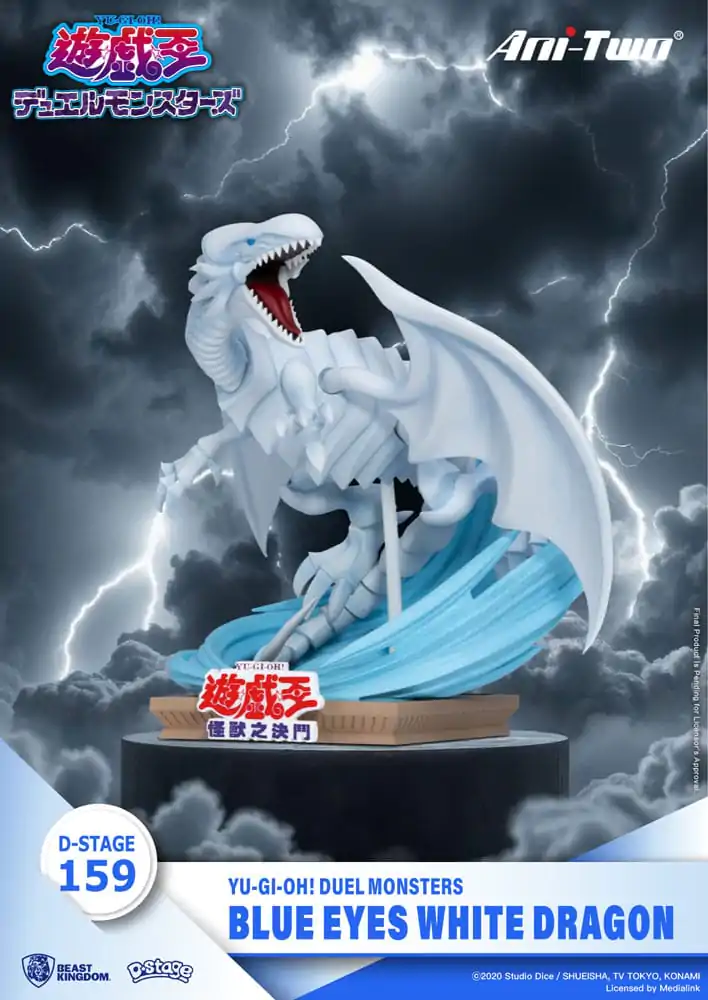 Yu-Gi-Oh! Duel Monsters D-Stage PVC Diorama Blue Eyes White Dragon 15 cm product photo