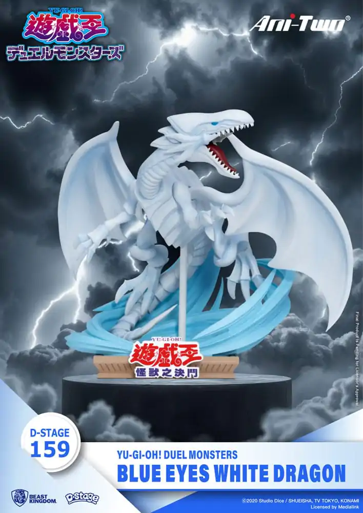 Yu-Gi-Oh! Duel Monsters D-Stage PVC Diorama Blue Eyes White Dragon 15 cm product photo