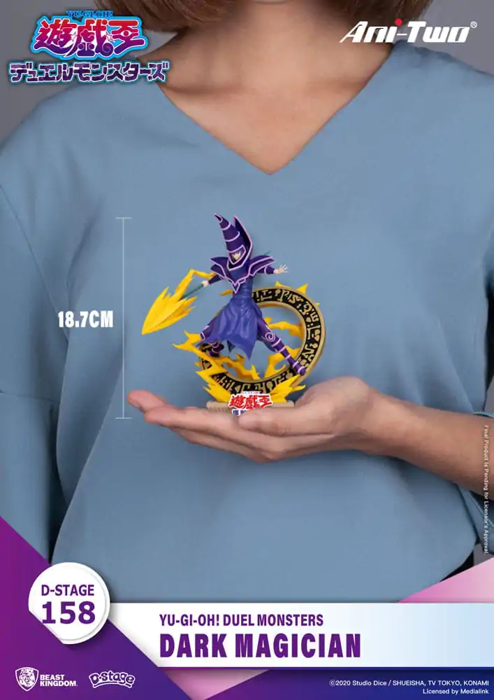 Yu-Gi-Oh! Duel Monsters D-Stage PVC Diorama Dark Magician 15 cm product photo