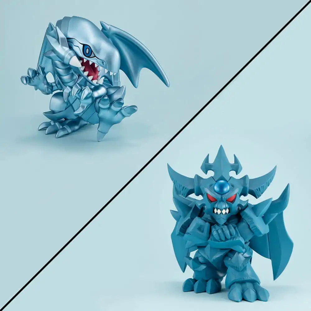 Yu-Gi-Oh! Duel Monsters Megatoon PVC Statue Blue Eyes White Dragon & Obelisk the Tormentor (with gift) termékfotó