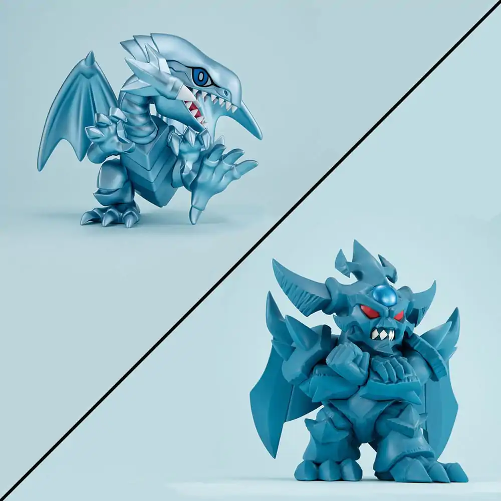 Yu-Gi-Oh! Duel Monsters Megatoon PVC Statue Blue Eyes White Dragon & Obelisk the Tormentor (with gift) termékfotó