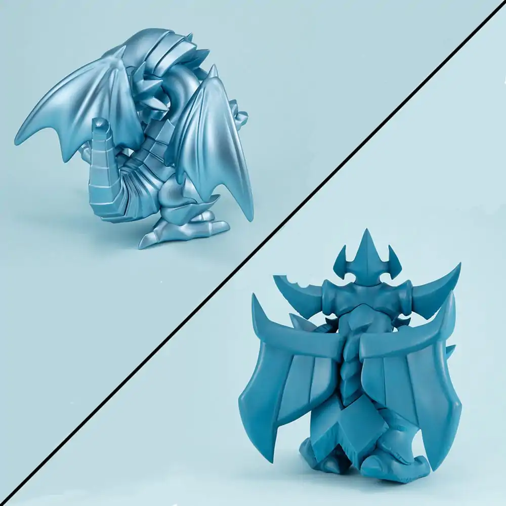 Yu-Gi-Oh! Duel Monsters Megatoon PVC Statue Blue Eyes White Dragon & Obelisk the Tormentor (with gift) termékfotó