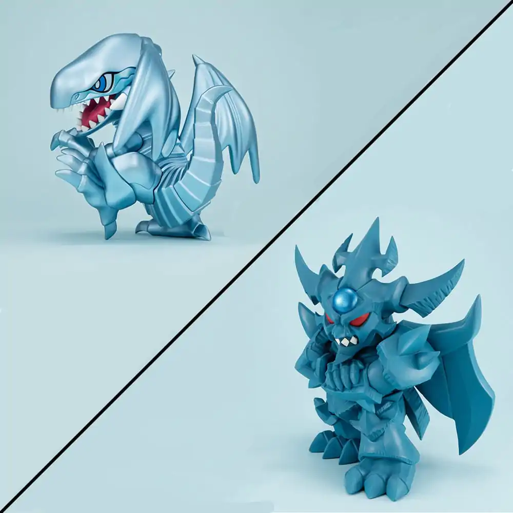 Yu-Gi-Oh! Duel Monsters Megatoon PVC Statue Blue Eyes White Dragon & Obelisk the Tormentor (with gift) termékfotó