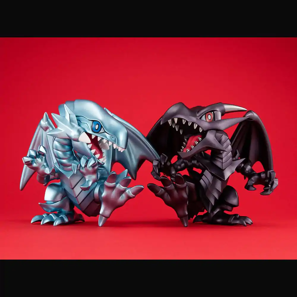 Yu-Gi-Oh! Duel Monsters Megatoon PVC Statue Red Eyes Black Dragon & The Winged Dragon of Ra 13 cm (with gift) product photo