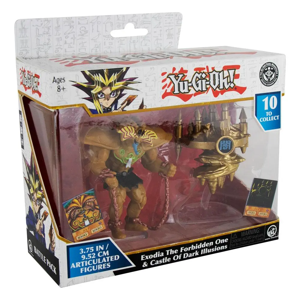 Yu-Gi-Oh! Action Figures 2-Pack Exodia The Forbidden One &amp; Castle Of Dark Illusions 10 cm product photo