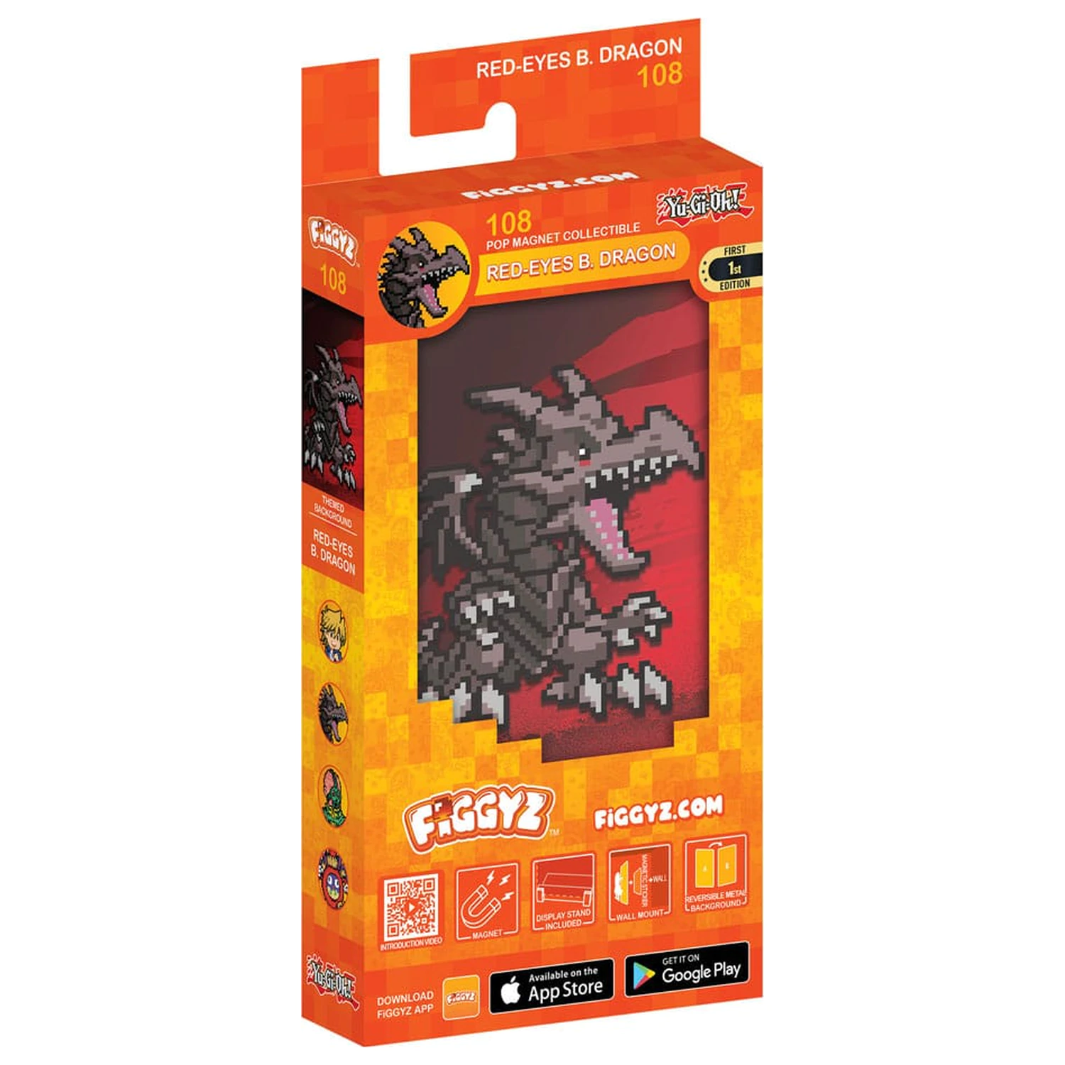 Yu-Gi-Oh! FiGGYZ Magnet Collectible Red-Eyes B. Dragon 11 cm product photo