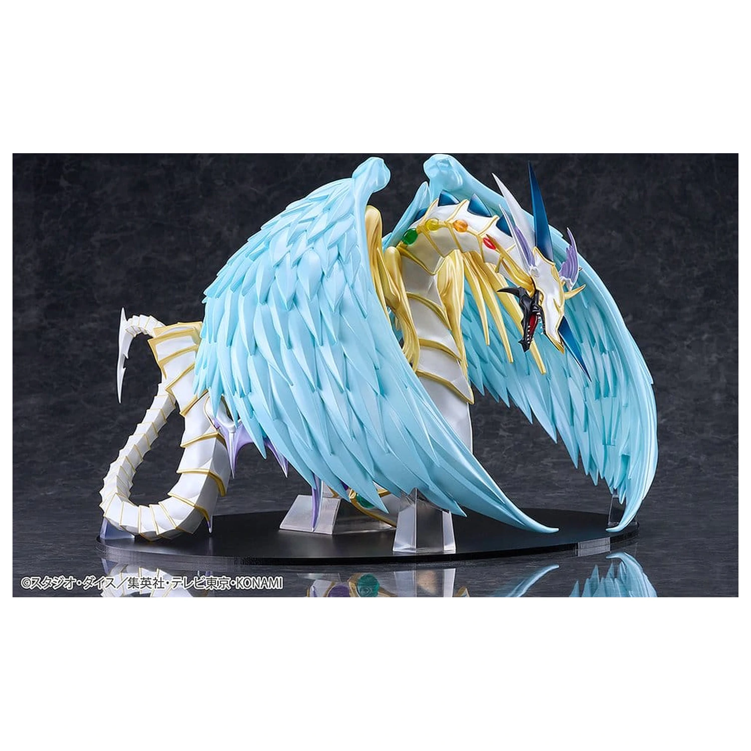 Yu-Gi-Oh! GX PVC Figure Rainbow Dragon 28 cm product photo