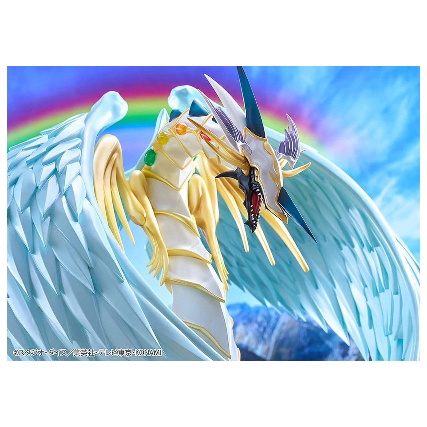 Yu-Gi-Oh! GX PVC Figure Rainbow Dragon 28 cm product photo